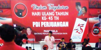 Upacara HUT KE-45 PDI Perjuangan Kab. Kebumen