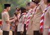 Presiden Jokowi Pimpin Upacara Peringatan Hari Pramuka ke-58
