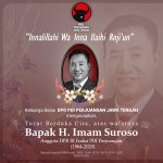 Almarhum H Iman Suroso Anggota DPR RI Fraksi PDI Perjuangan