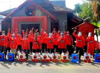 DPD Jateng Apresiasi DPC PDI Perjuangan Karanganyar Dijadikan Tempat Produksi Masker