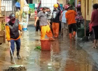 Baguna dan BMI PDI Perjuangan Kabupaten Semarang Tanggap Bencana