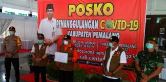 Ketua DPRD Pemalang Serahkan Bantuan untuk Penanggulangan COVID-19