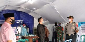 Ridwan Cek Kondisi Pos Pantau Perbatasan Kab. Rembang