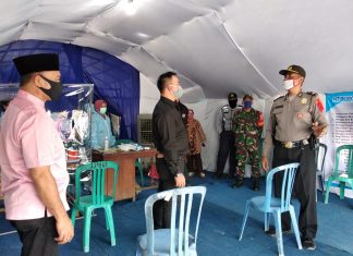 Ridwan Cek Kondisi Pos Pantau Perbatasan Kab. Rembang