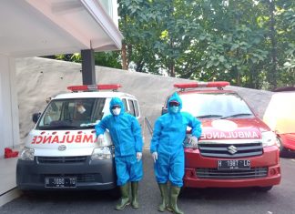 Ambulance DPC PDI Perjuangan Kota Semarang Tetap Beroperasi di Tengah Pandemi Covid-19