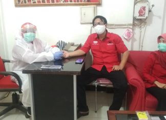 Bahu-membahu Kader PDI Perjuangan Kebumen Cegah Persebaran Covid-19