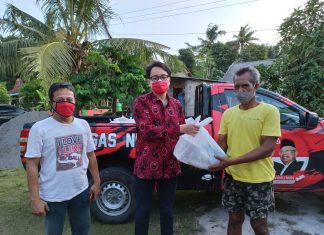 DPC PDI Perjuangan Kab.Purworejo Salurkan 1.000 Paket Sembako