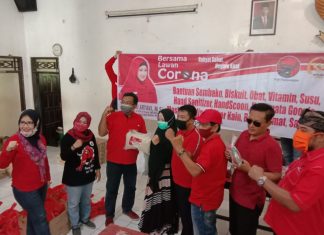 DPC PDI Perjuangan Kota Tegal Terima Bantuan dari Dewi Aryani
