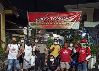 Gotong Royong Kader PDI Perjuangan Kota Semarang Menerapkan Program Jogo Tonggo