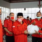 Mochamad Herviano Berikan 1.870 Bingkisan Sembako