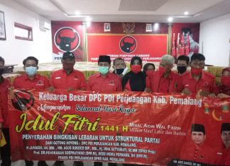PDI Perjuangan Pemalang Bagikan 2.000 Paket Sembako Kepada Struktural Partai