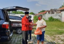 Aksi DPC PDI Perjuangan Kabupaten Tegal Memperingati Bulan Bung Karno