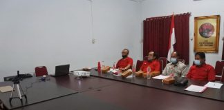 DPC PDI Perjuangan Banyumas Ikuti Rapat Konsolidasi Organisasi Secara Virtual