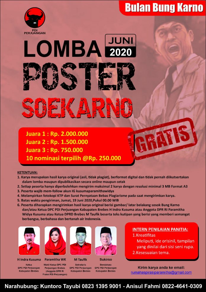 DPC PDI Perjuangan Kab. Brebes Memperingati Bulan