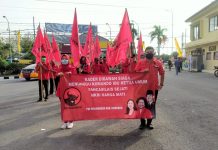 Gerak Cepat PDI Perjuangan Rembang Mengecam Tragedi Pembakaran Bendera Partai