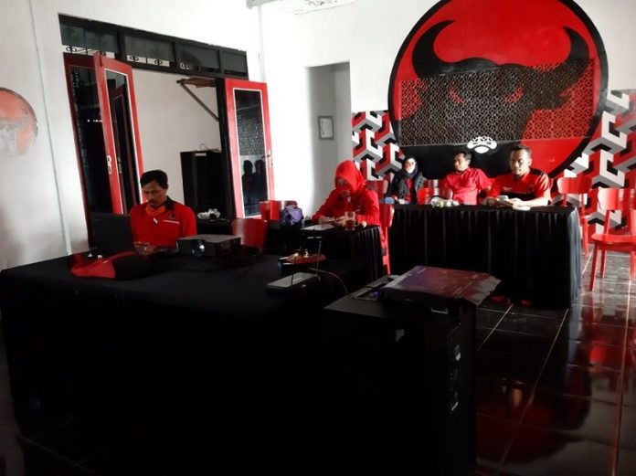 DPC PDI Perjuangan Kabupaten Tegal Ikuti Webinar “Kedaulatan Pangan”