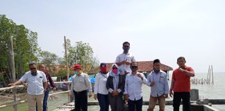 Ketua DPRD Kab. Demak Lakukan Peninjauan Lokasi Rob Sayung