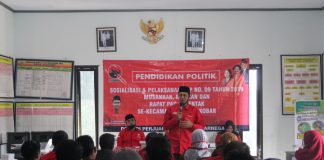 Konsolidasi 9 Kecamatan PDI Perjuangan Banjarnegara Solid Bergerak
