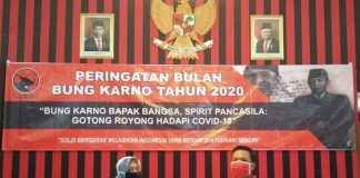 Gotong Royong Kader PDI Perjuangan Blora Bagikan 500 Masker