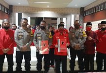 Audiensi 100 Kader PDI Perjuangan dengan Kapolres Wonosobo