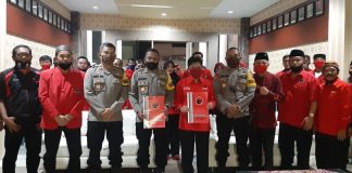 Audiensi 100 Kader PDI Perjuangan dengan Kapolres Wonosobo