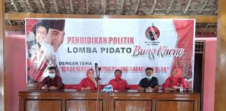 Peringati Bulan Bung Karno, DPC PDI Perjuangan Grobogan Gelar Lomba Pidato