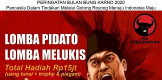 Peringati Bulan Bung Karno DPC PDI Perjuangan Karanganyar Mengadakan Lomba Spektakuler