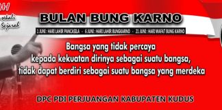 Rapat Virtual DPC PDI Perjuangan Kudus Jelang Peringatan Juni Bulan Bung Karno