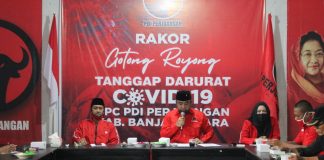 Wujud Respon DPC PDI Perjuangan Banjarnegara Merayakan Hari Lahir Pancasila