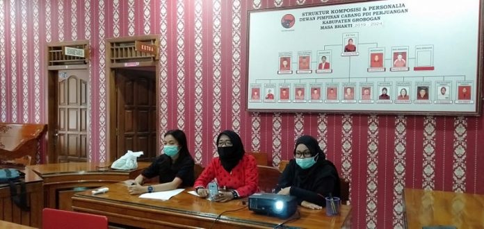 DPC PDI Perjuangan Grobogan Ikuti Rapat Koordinasi Bidang Kesehatan, Perempuan, dan Anak