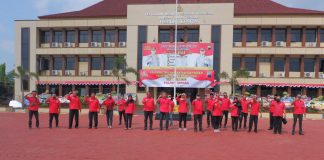 Banteng Jepara Turut Lapor ke Polres Merespon Pembakaran Bendera Partai