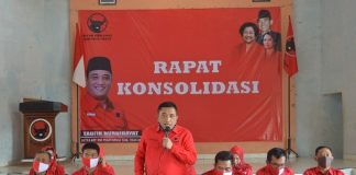Rapat Konsolidasi DPC PDI Perjuangan Cilacap Sikapi Insiden Pembakaran Bendera Partai