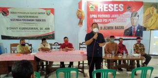 Alwin Basri Gelar Reses III di Kecamatan Rembang