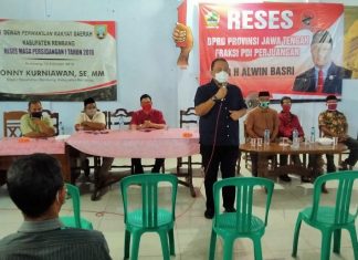 Alwin Basri Gelar Reses III di Kecamatan Rembang