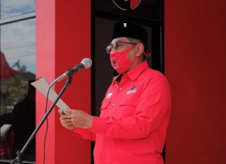 DPC PDI Perjuangan Jepara Gelar Upacara Kemerdekaan