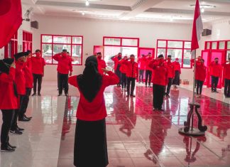 Kader Banteng Kota Wali Gelar Upacara Kemerdekaan