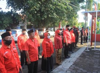 DPC PDI Perjuangan Karanganyar Peringati HUT Kemerdekaan Indonesia Ke-75