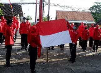DPC PDI Perjuangan Wonogiri Gelar Upacara HUT RI
