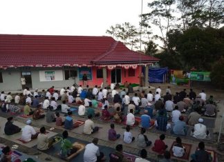 Dyah Hayuning Pratiwi Laksanakan Sholat Idul Adha di Kecamatan Karangmoncol