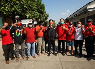 Gibran dan Teguh Sambangi Ranting PDI Perjuangan Gilingan Surakarta