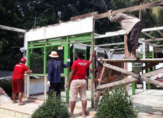 Gotong Royong Bedah Rumah Kader Komunitas Juang Kabupaten Banyumas