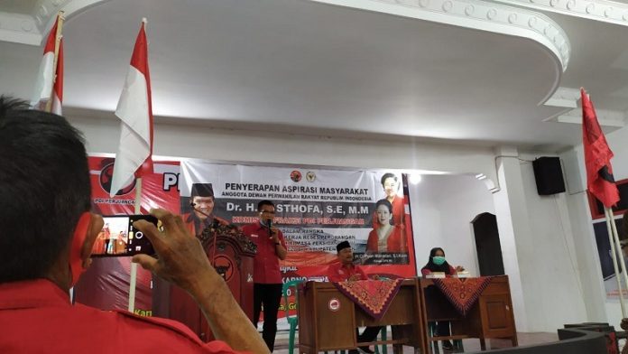 Musthofa Sambangi Banteng Kota Wali