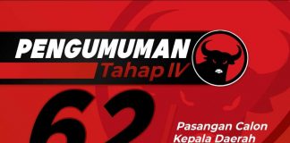 Live Streaming Pengumuman Paslon Cakada Gelombang IV PDI Perjuangan