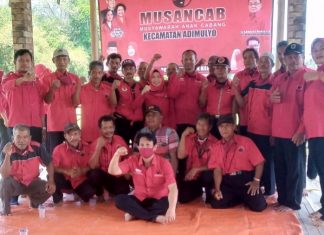 Kader Komunitas Juang Jadi Pengurus PAC PDI Perjuangan Adimulyo