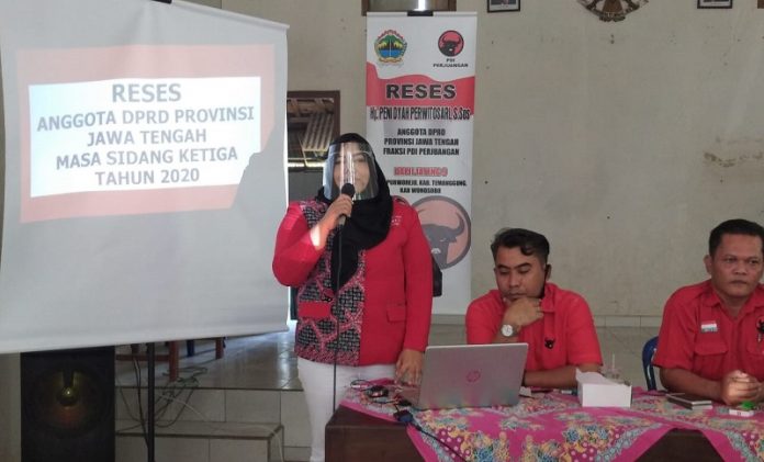 Peni Diyah Perwitosari Gelar Reses Masa Sidang III