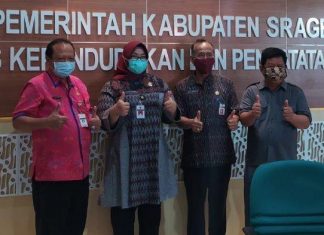 Sambut New Normal, Bupati Sragen Launching 3 Inovasi Online