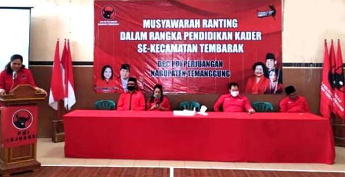 Solidkan Pasukan, PAC PDI Perjuangan Tembarak Selenggarakan Musran