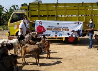 Gilang Dhielafararez Sambut Idul Adha dengan Berkurban