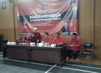 DPC PDI Perjuangan Kota Magelang Gelar Rakerancabsus