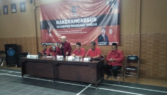DPC PDI Perjuangan Kota Magelang Gelar Rakerancabsus